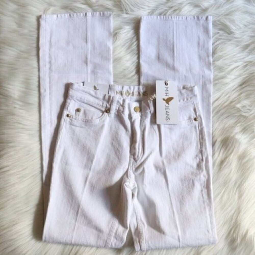 NWT Anthropologie M.i.H White Bootcut Jeans Size 25 - Picture 5 of 9